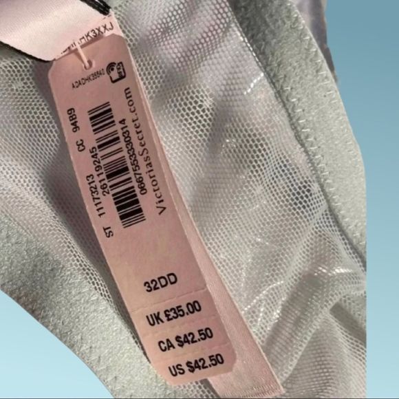 NWT Victoria’s Secret Lightly Lined Demi Bra Front Clasp Size 32DD - Picture 7 of 7